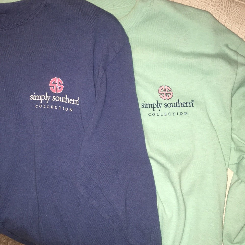 Simply Southern T-shirt (only Aqua left)